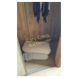 Closet Of Throw Blankets, Ties,