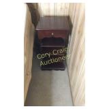 Mohgany stand With Magazine Holder