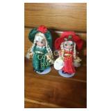 Precious Moments Christmas Dreams Green & Red