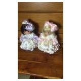 Precious Moments Blond and Brown Doll