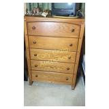 Basset 5 drawer chest of drawers 36" wide 18"