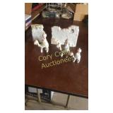 Precious Moments: 2 section wall, They followed