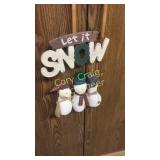 Wooden Christmas decor