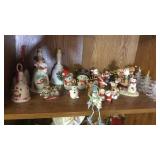 Christmas bells, snowmen