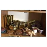 Planters, wooden decor, birdhouse, ty dog