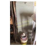 Peg board and pegs and rails