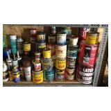 Paints, stains, oils, strippers, lighter fluids,