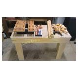 Woodworking tools and little bench