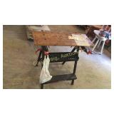 Craftsman deluxe portable tilt top work bench