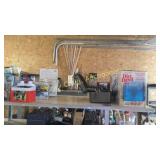 All contents on shelving unit