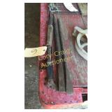 Antique nail puller and pry bars