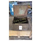 Sleet Box With Hammers, C Clamp, Wire Brushes