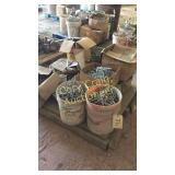 Pallet of ties and hardware for masonry