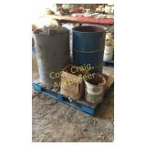 Pallet of ties and hardware for masonry