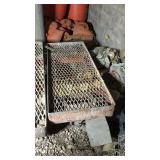 A brick cart that you can roll around or pick up