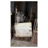 Masonry cart  Pneumatic tires