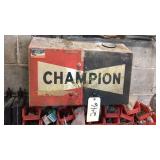 Champion metal cabinet and contents