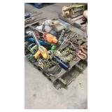 Assorted caulking guns some battery operated,