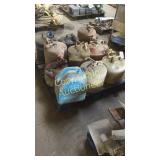 Kerosene, gas, and diesel cans