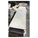 (2) Tuf-n-lite aluminum and wood walk board 81"