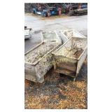 (5) Metal Mortar Boxes