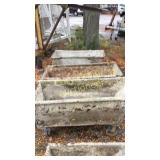 (2) Metal Mortar Boxes