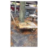 Heavy Duty Cart With Heavy Duty Wheels HAS A HOLE