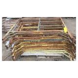 (15) Scaffold Legs 54" Inside and Outside Hook