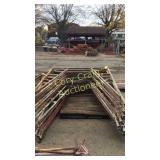 (20) Scaffold Legs 78" Inside and Outside Hook