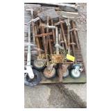 (16) Scaffold Screw Jacks