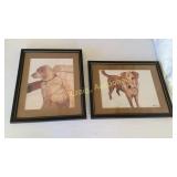 James Busch Orthwein Panting Of Family Dog