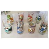 Cartoon Glasses (2) Smurf, (2) The Chipmunks (2)