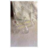 (8)  Lead Crystal Decanters