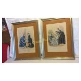 (2) La Mode Illustree Prints