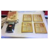 (4) Picture Frames, Full Ruffled Bedskirt, (2)