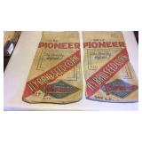 (2) Pioneer Hybrid Seed Corn Bags