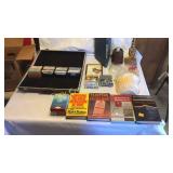 Table Lamp, Books View Master, Cassette Tapes