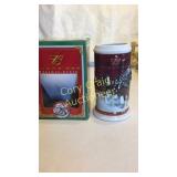 Budweiser 2004 25th Anniversary Holiday Stein
