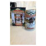 Budweiser American Homestead 1996 Holiday Stein