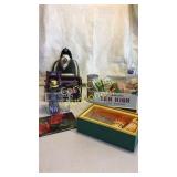 Canadian Club, Seagrams Bar Decor! schlitz Bank,