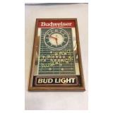 Budweiser Clock Mirror Picture