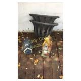 (2) Bird House, (2) Flower Holder