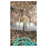 (2) Aluminum Scoop Shovels