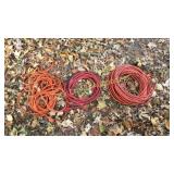 (3) Drop Cords With Wires Showing