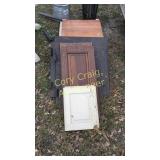Assortment Of Wood Cabinet Doors & Wood Legs
