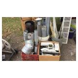 Galvanized Pipe, Gutter Spouts, etc