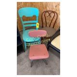 Red Blue Pink Chairs (3)