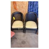 Black Whicker Chairs