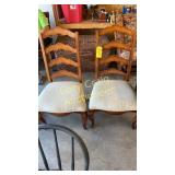 Ladder Back Chairs (2)