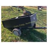 Rugid Lawn Cart, 17 cu. ft., tilt, like new;